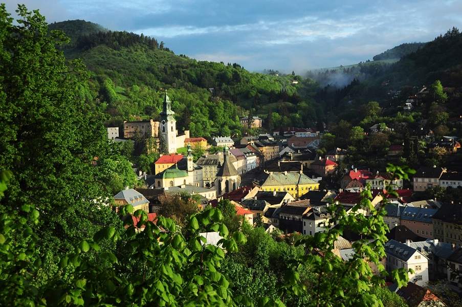 Banská Štiavnica z diaľky